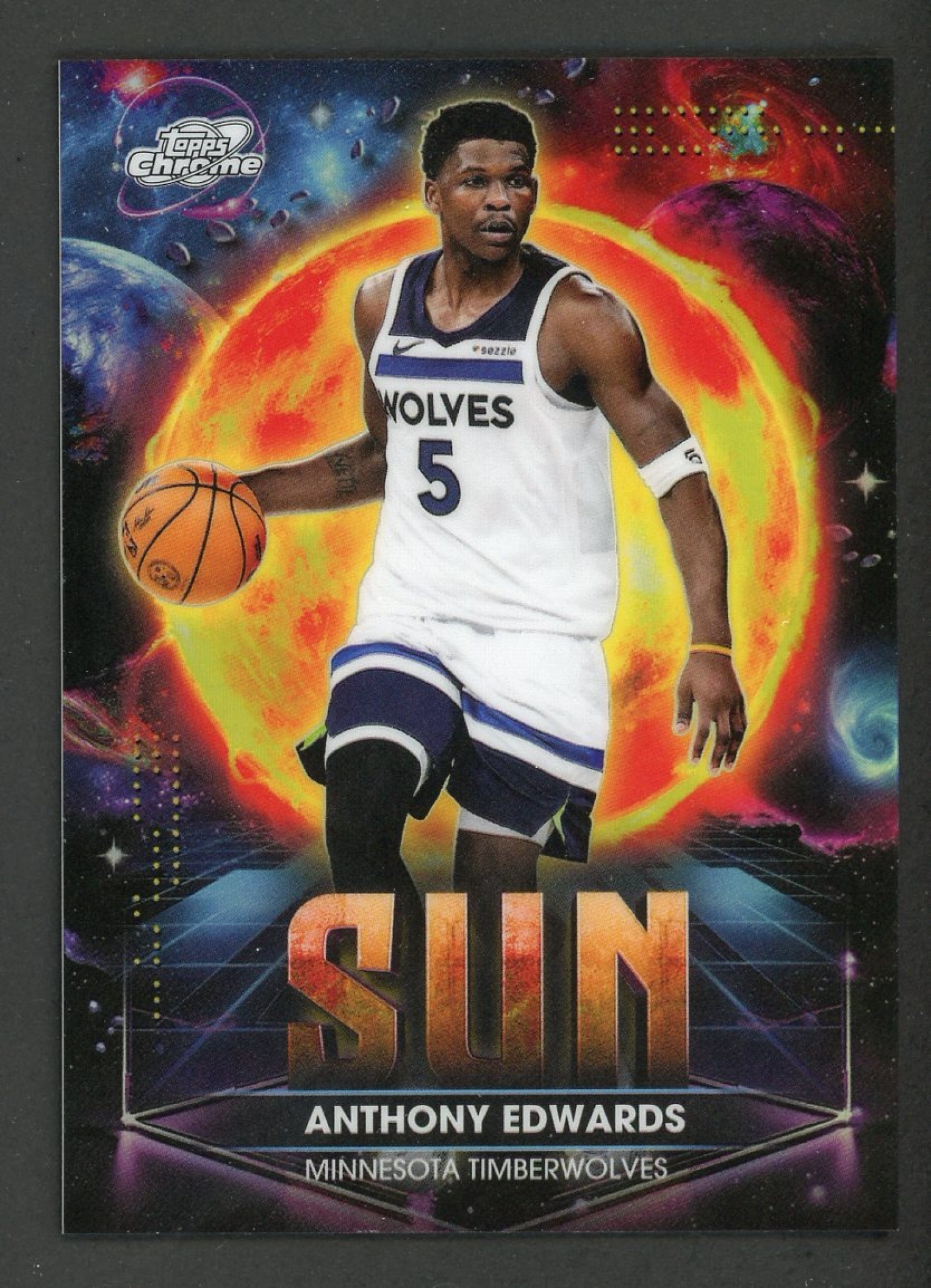 Anthony Edwards 2025 Topps Cosmic Chrome #PPS-5 Planetary Pursuit - Sun ...