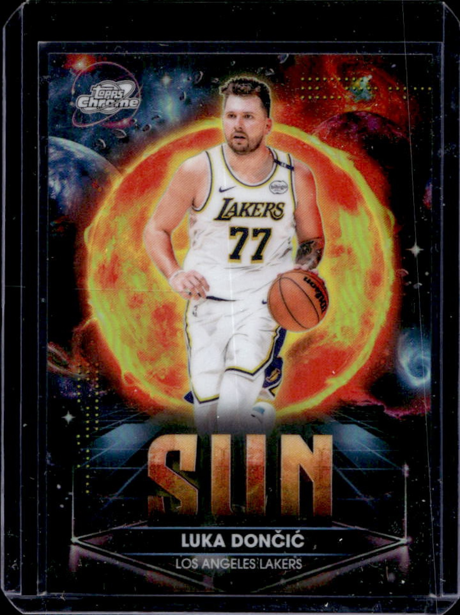 Luka Doncic 2025 Topps Chrome Cosmic #PPS-7 Planetary Pursuit