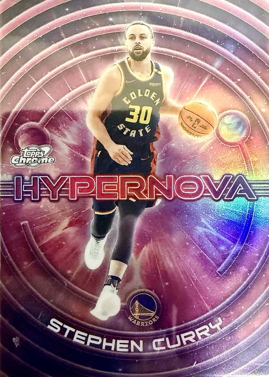 Stephen Curry 2025 Topps Cosmic Chrome #HN-4 Hypernova /(SSP