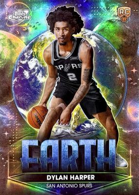 2025 Topps Chrome Cosmic #PPE-9 Planetary Pursuit - Earth