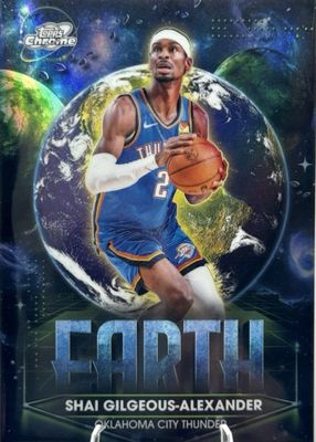 2025 Topps Chrome Cosmic #PPE-1 Planetary Pursuit - Earth