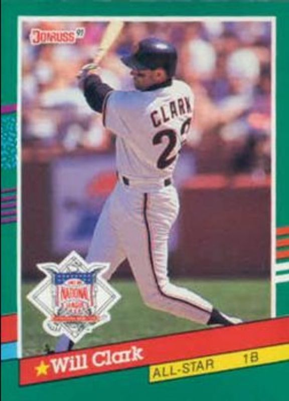 Will Clark 1991 Donruss #441 Base RAW