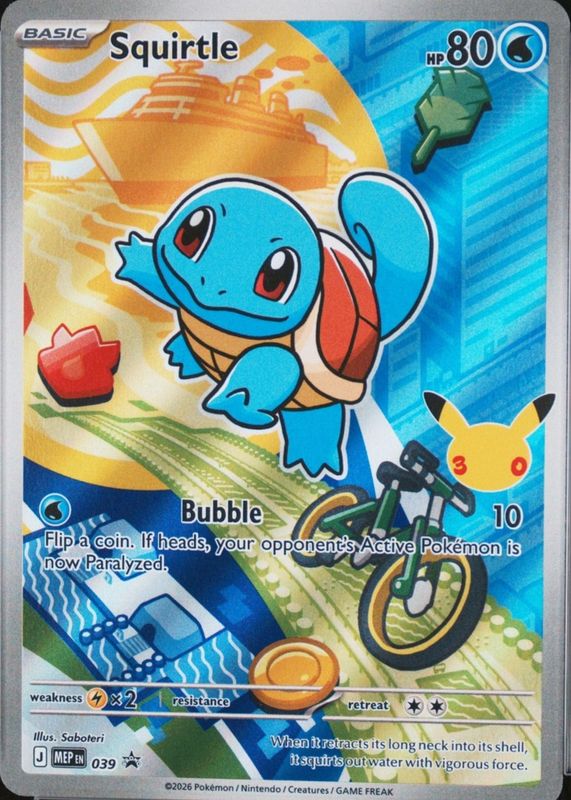 1st edition squirtle pokemon card CGC 10 PRISTINE Japanese 2023 001/032 Trading Ga PKMhobby From the Team Rocket set Squirtle - first edition with