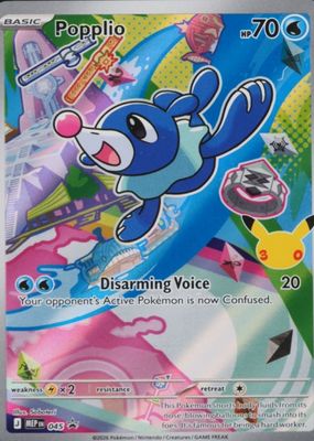 2026 Mega Evolution: Black Star Promo #045 Holo (First Partner Collection)