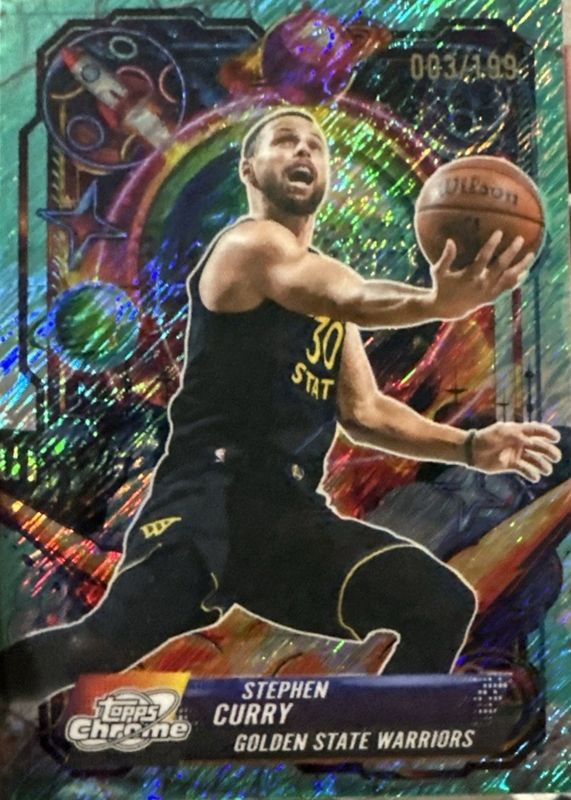 その他 STEPHEN CURRY /25 Hyper Photon SPECTRA Stephen Curry 2025 Topps Cosmic Chrome #PRP-3 Propulsion - Aqua