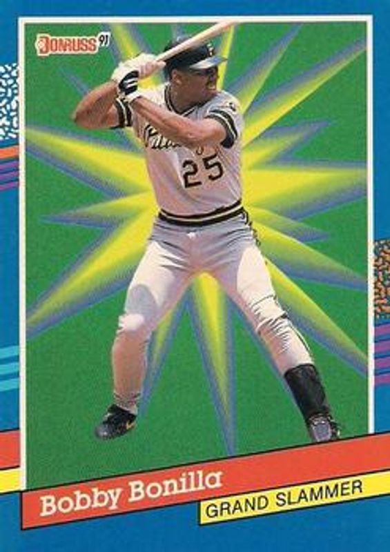 Bobby Bonilla 1991 Donruss #2c Grand Slammers RAW