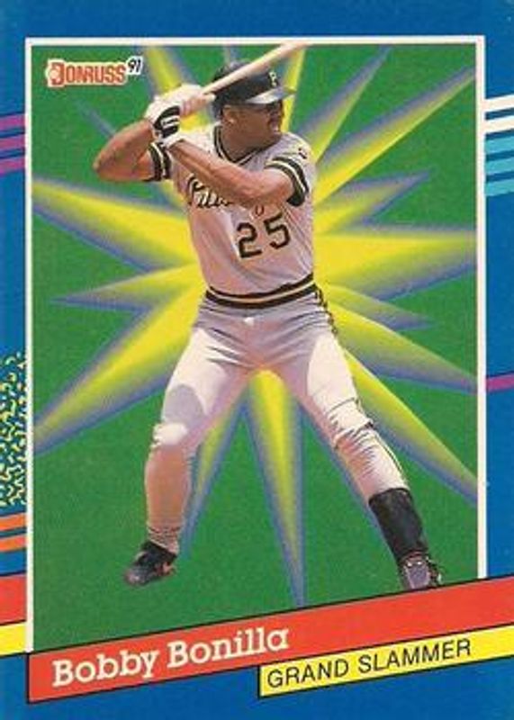 Bobby Bonilla 1991 Donruss #2d Grand Slammers RAW