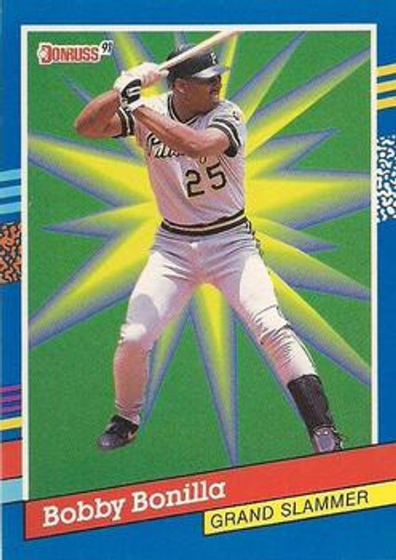 Bobby Bonilla 1991 Donruss #2f Grand Slammers RAW
