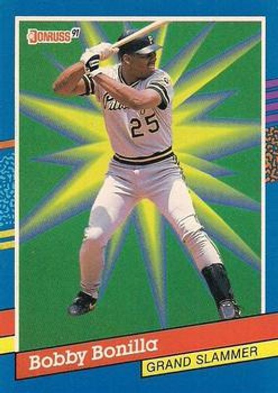 Bobby Bonilla 1991 Donruss #2b Grand Slammers RAW