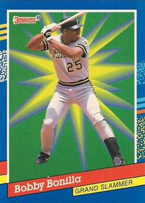 Bobby Bonilla 1991 Donruss #2e Grand Slammers RAW