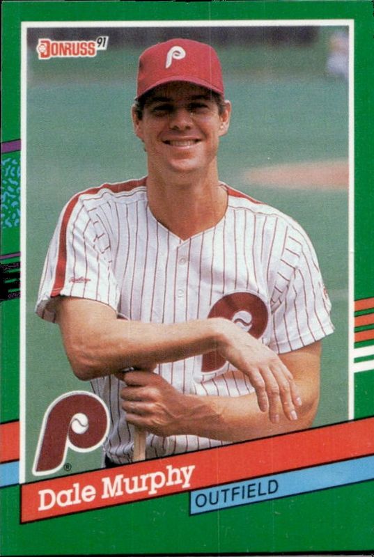 Dale Murphy 1991 Donruss #484 Base RAW