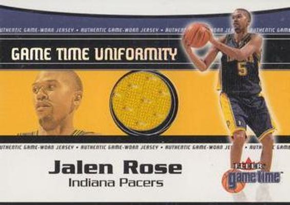 2000 Fleer Game Time Uniformity