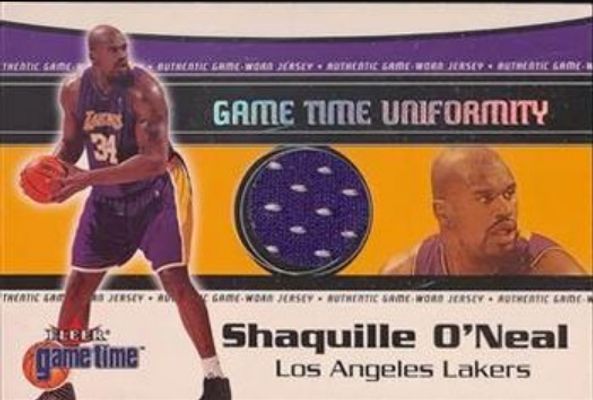 2000 Fleer Game Time Uniformity