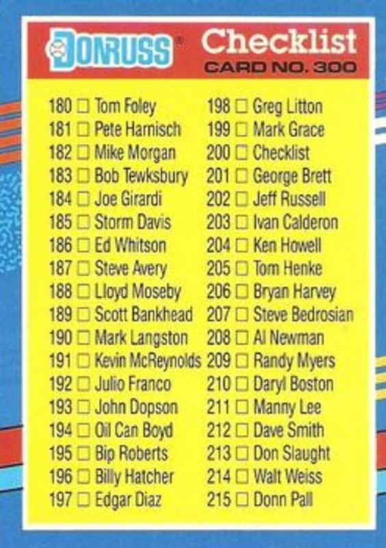 1991 Donruss #300 Base