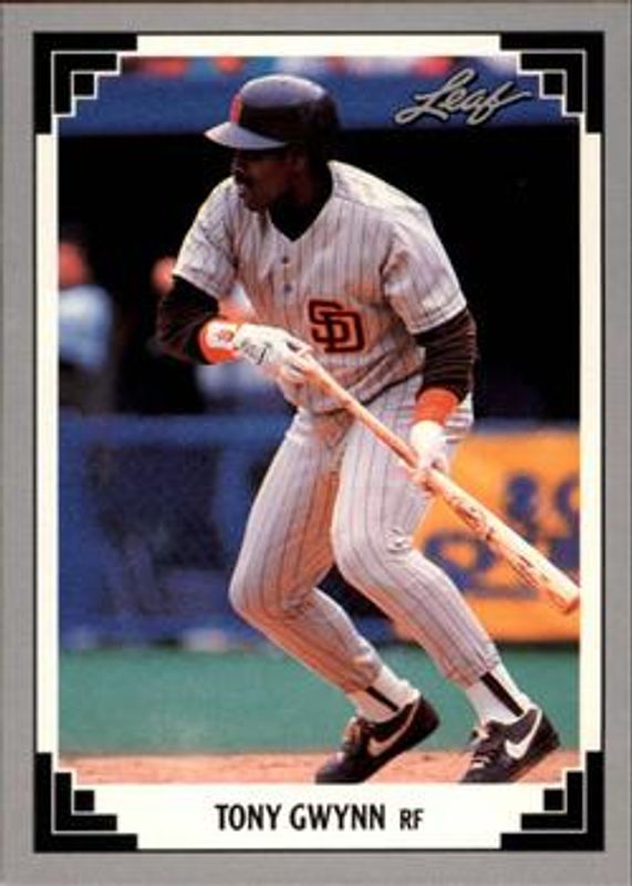 Tony Gwynn 1991 Donruss #11 Leaf Previews RAW