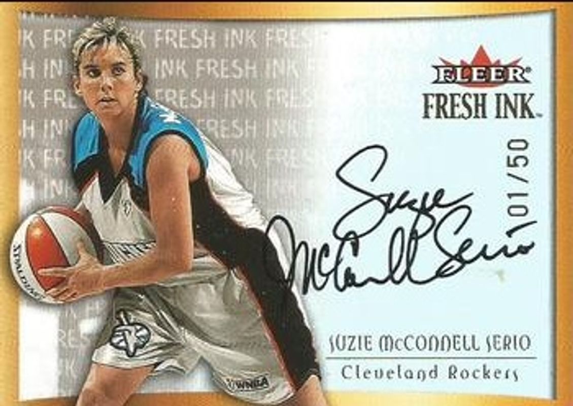 2000 Fleer Ultra WNBA #10 Fresh Ink - Gold /50