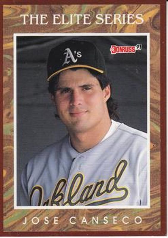 Jose Canseco 1991 Donruss #3 The Elite Series /10000 RAW