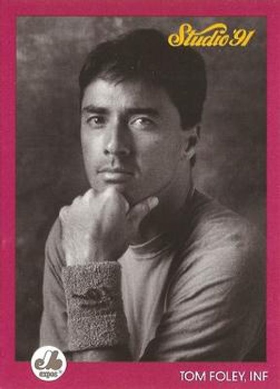 Tom Foley 1991 Donruss #13 Studio Previews RAW