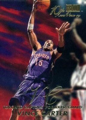 2000 Fleer Premium #1998-1999 10th Anni Vince ry