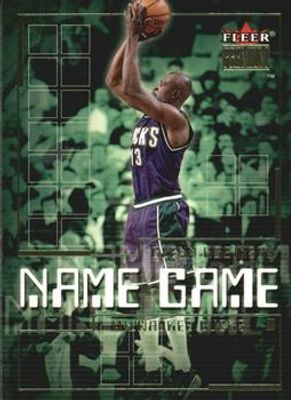 2000 Fleer Premium #6-NG Name Game
