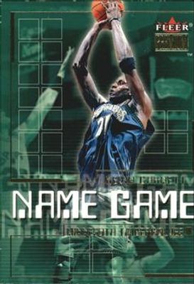 2000 Fleer Premium #15-NG Name Game