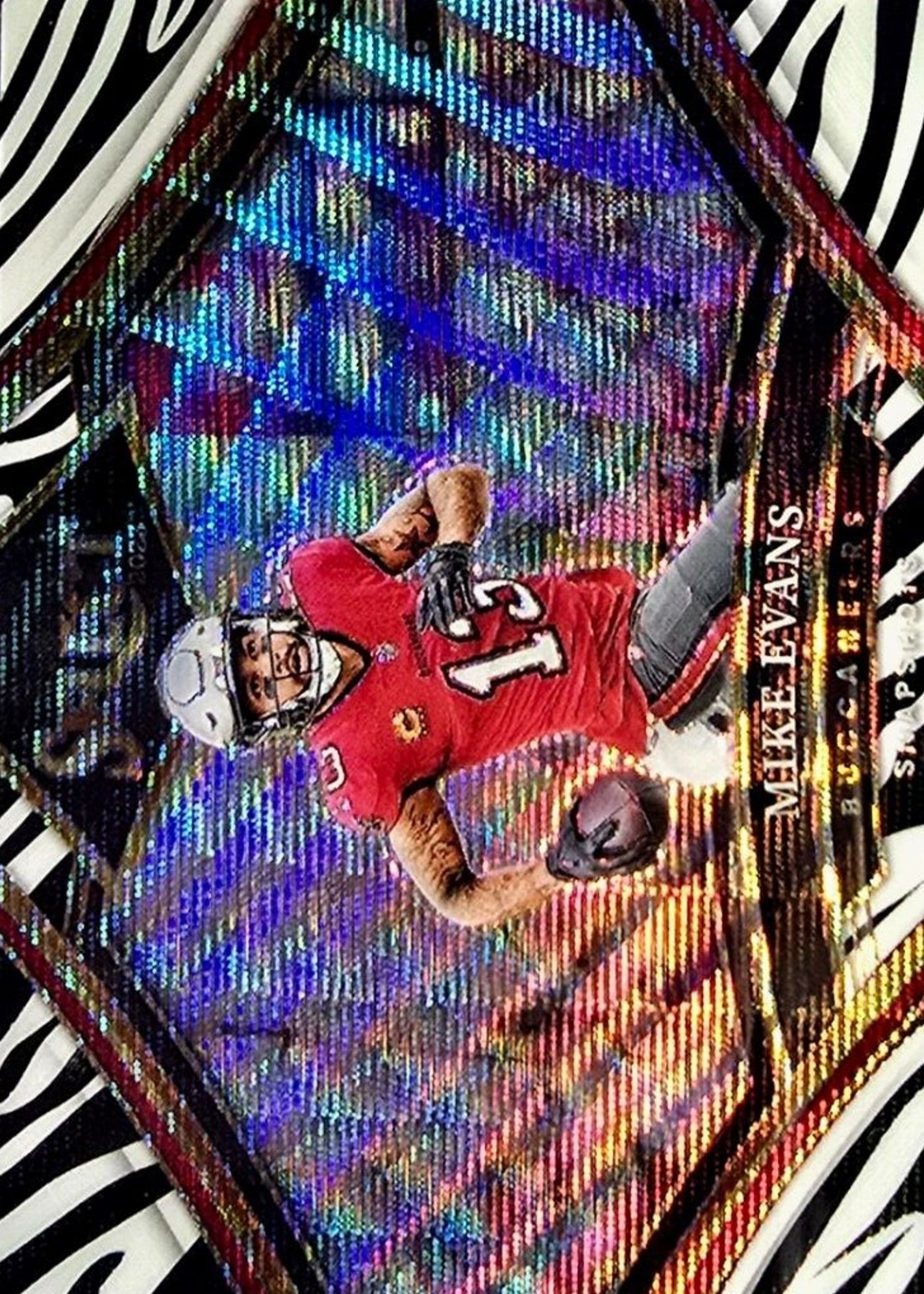 Mike Evans 2023 Select #SS-ME Snapshots - Zebra /(SSP) Price Guide ...