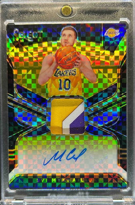 2018 Select #RJA-SVI Rookie Jersey Autographs Gold /10
