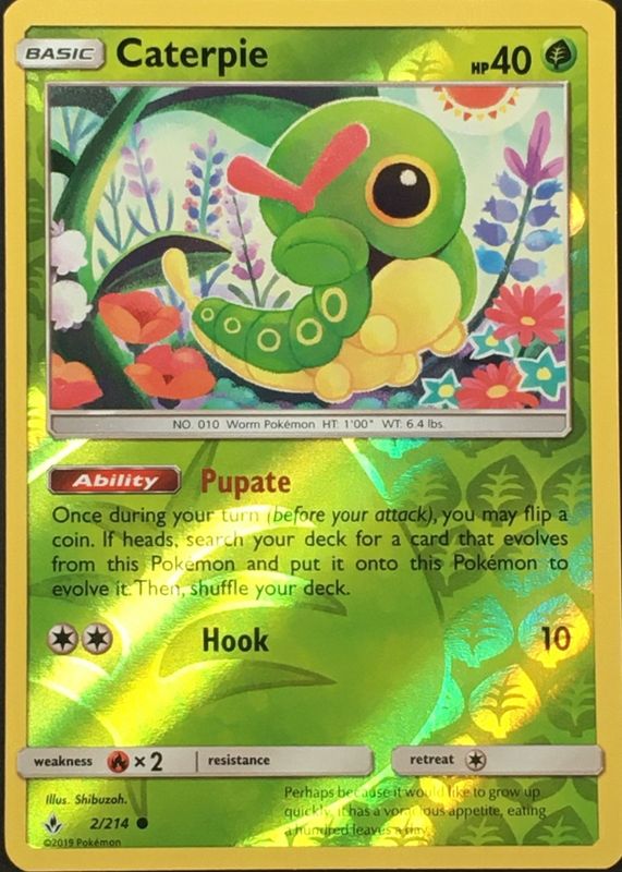 2019 Sun & Moon: Unbroken Bonds #002/214 Reverse Holo
