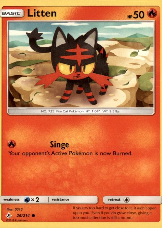 how much is a litten pokemon card worth Pokemon - Sun & Moon - SM Black Star Promos - Litten main image 0