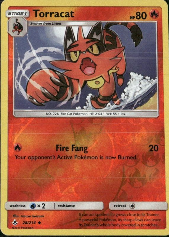 2019 Sun & Moon: Unbroken Bonds #028/214 Reverse Holo
