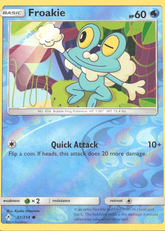 2019 Sun & Moon: Unbroken Bonds #051/214 Reverse Holo