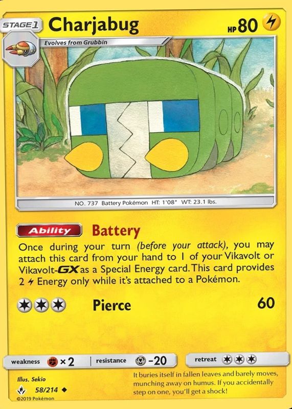 2019 Sun & Moon: Unbroken Bonds #058/214 Base