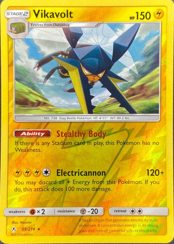 2019 Sun & Moon: Unbroken Bonds #059/214 Reverse Holo