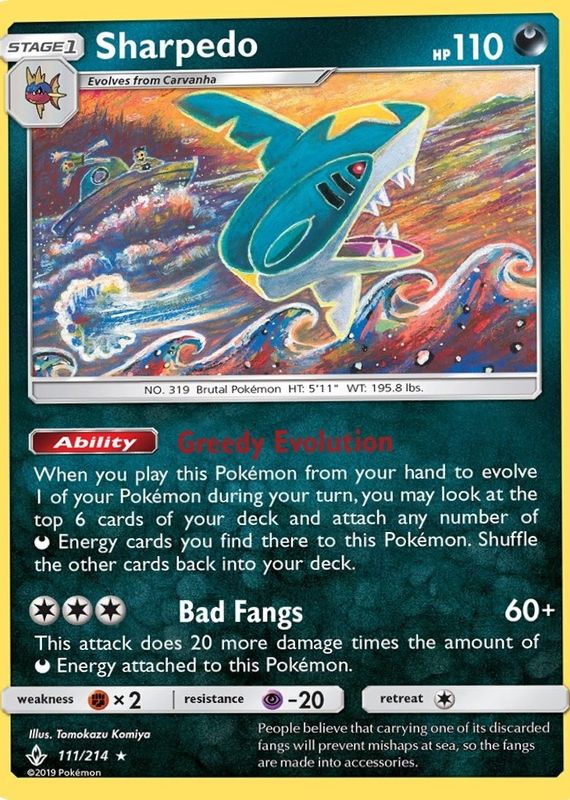 2019 Sun & Moon: Unbroken Bonds #111/214 Base