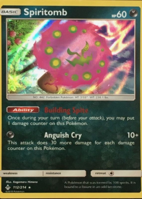 2019 Sun & Moon: Unbroken Bonds #112/214 Holo