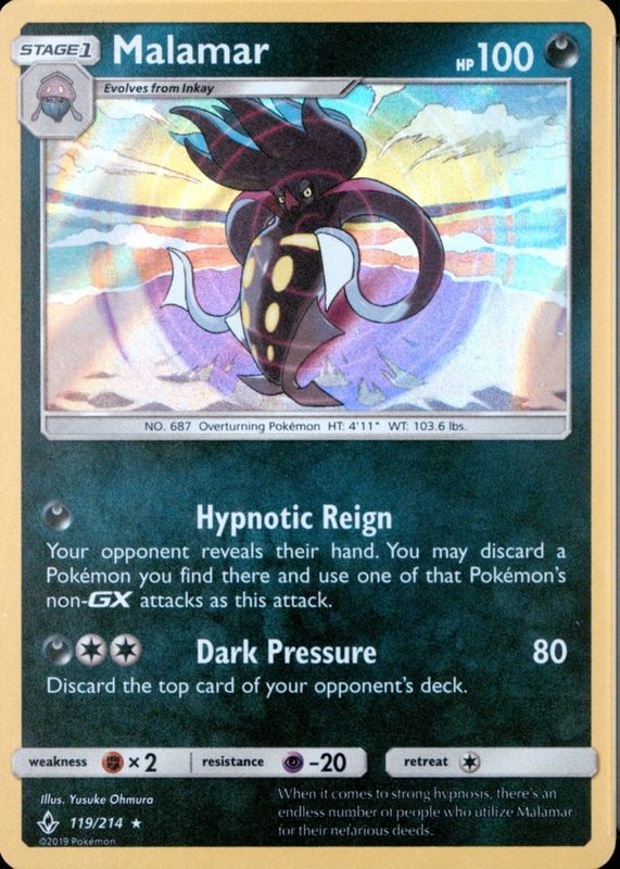 2019 Sun & Moon: Unbroken Bonds #119/214 Holo