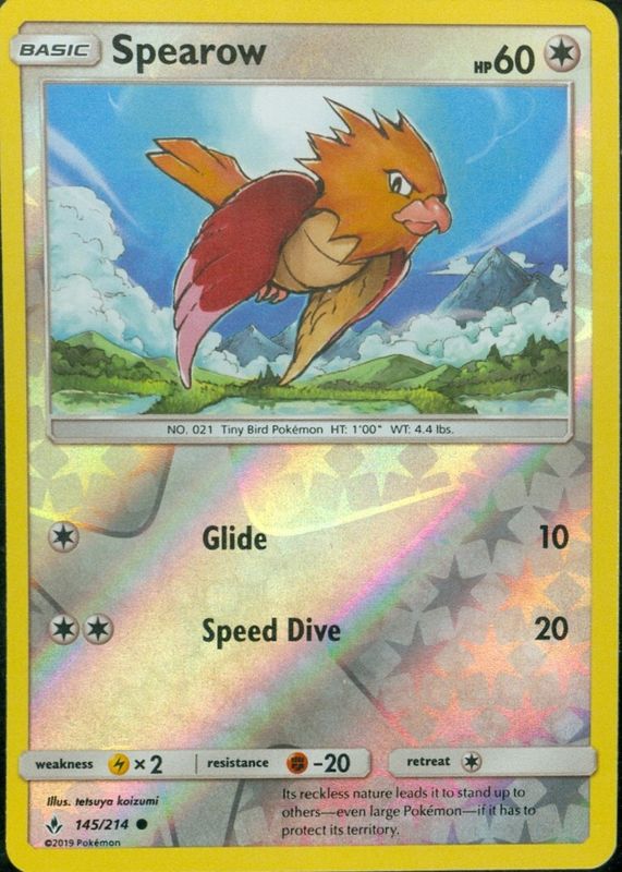 2019 Sun & Moon: Unbroken Bonds #145/214 Reverse Holo