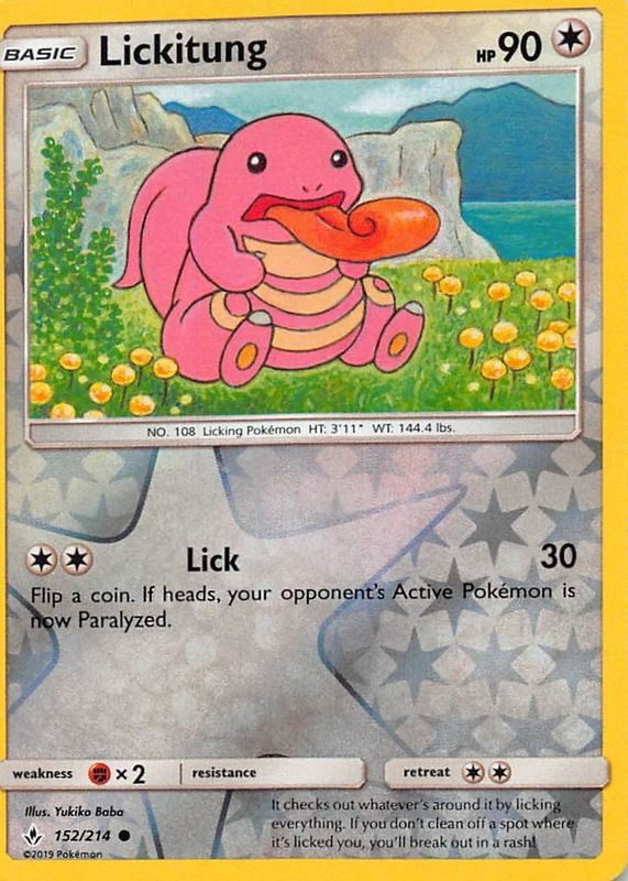 2019 Sun & Moon: Unbroken Bonds #152/214 Reverse Holo