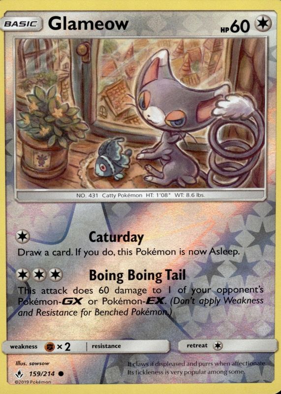 2019 Sun & Moon: Unbroken Bonds #159/214 Reverse Holo