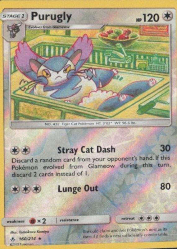 2019 Sun & Moon: Unbroken Bonds #160/214 Reverse Holo