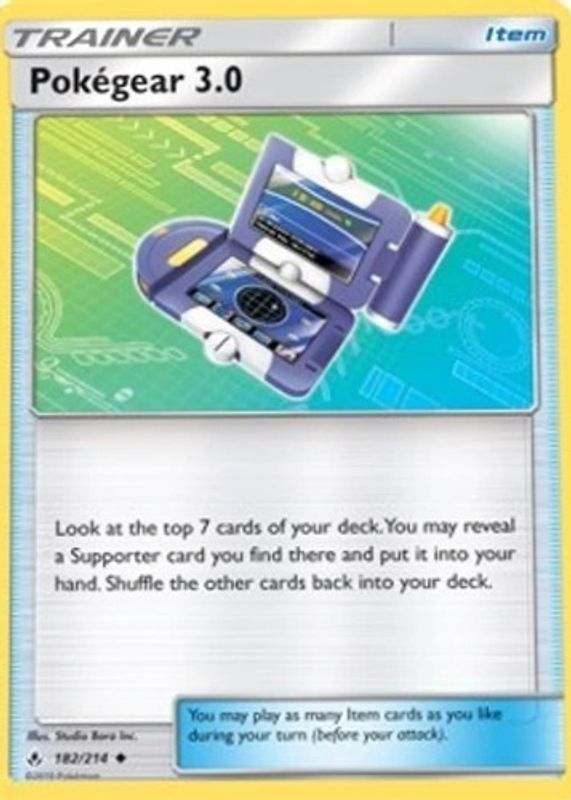 2019 Sun & Moon: Unbroken Bonds #182/214 Base