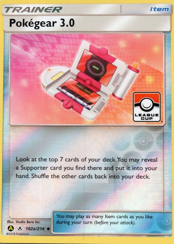 2019 Sun & Moon: Unbroken Bonds #182a/214 Promo (League Cup)
