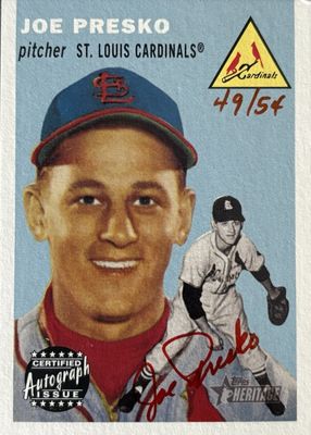 2003 Topps Heritage #RO-JP Real One Autographs - Red Ink /54