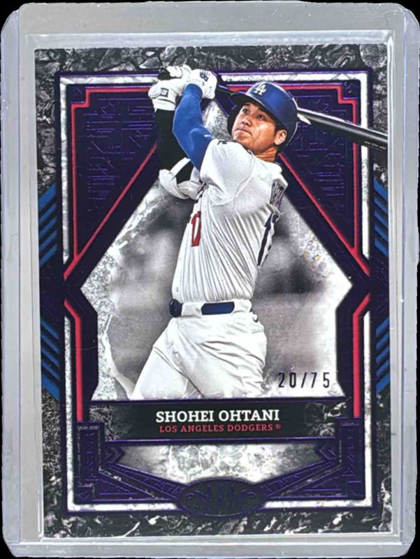 Shohei Ohtani 2025 Topps MVP Collection #23 Purple Foil /75 Price
