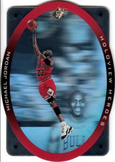 Michael Jordan 1996 SPx #H1 Holoview Heroes Price Guide