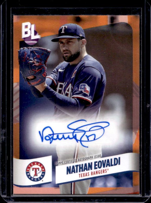 2024 Topps Big League #BEO-NE Autographs - Electric Orange Foil