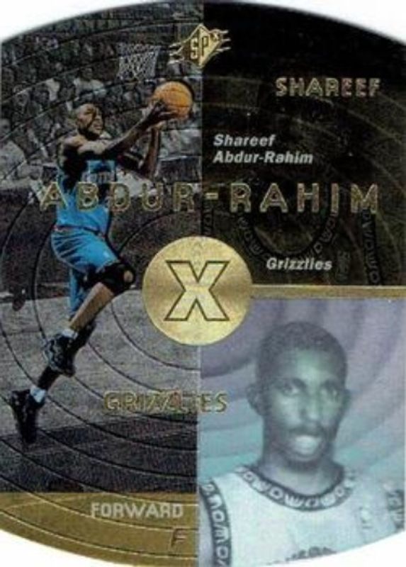 Shareef Abdur-Rahim 1997 SPx #46 Gold RAW