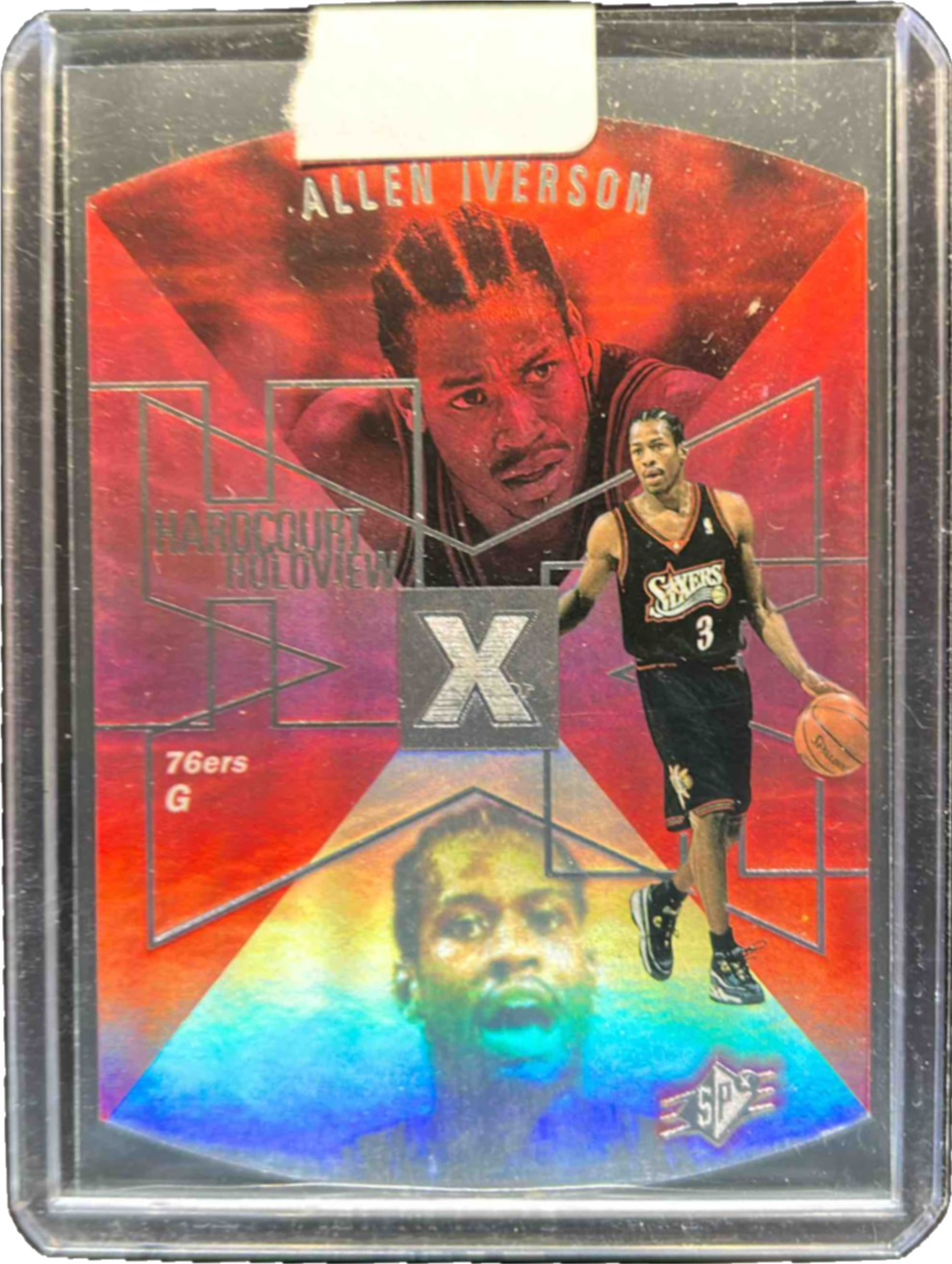Allen Iverson 1997 SPx #HH2 Hardcourt Holoview Price Guide