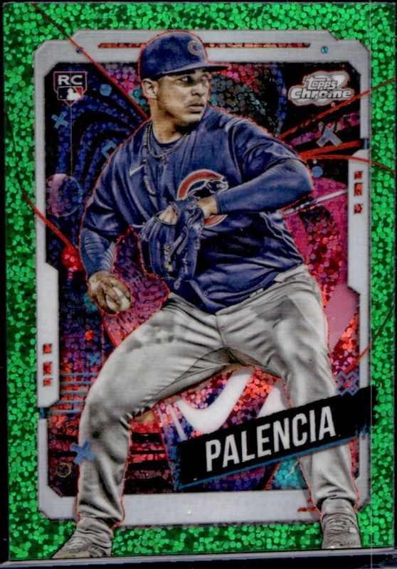 2024 Topps Chrome Cosmic #129 Green Space Dust Refractor /75