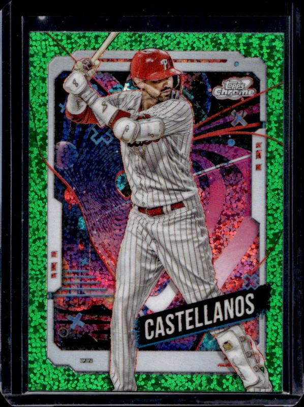 2024 Topps Cosmic Chrome #175 Green Space Dust Refractor /75